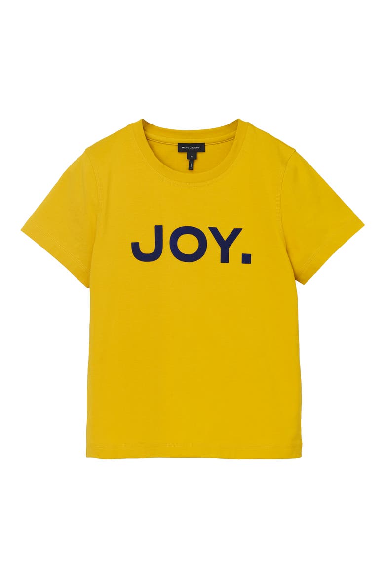 Joy, Period Slim Cut Graphic T-Shirt, Alternate, color, JOY YELLOW