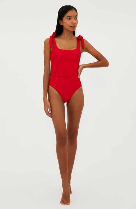 Beach Riot Sydney Belted One-Piece Swimsuit