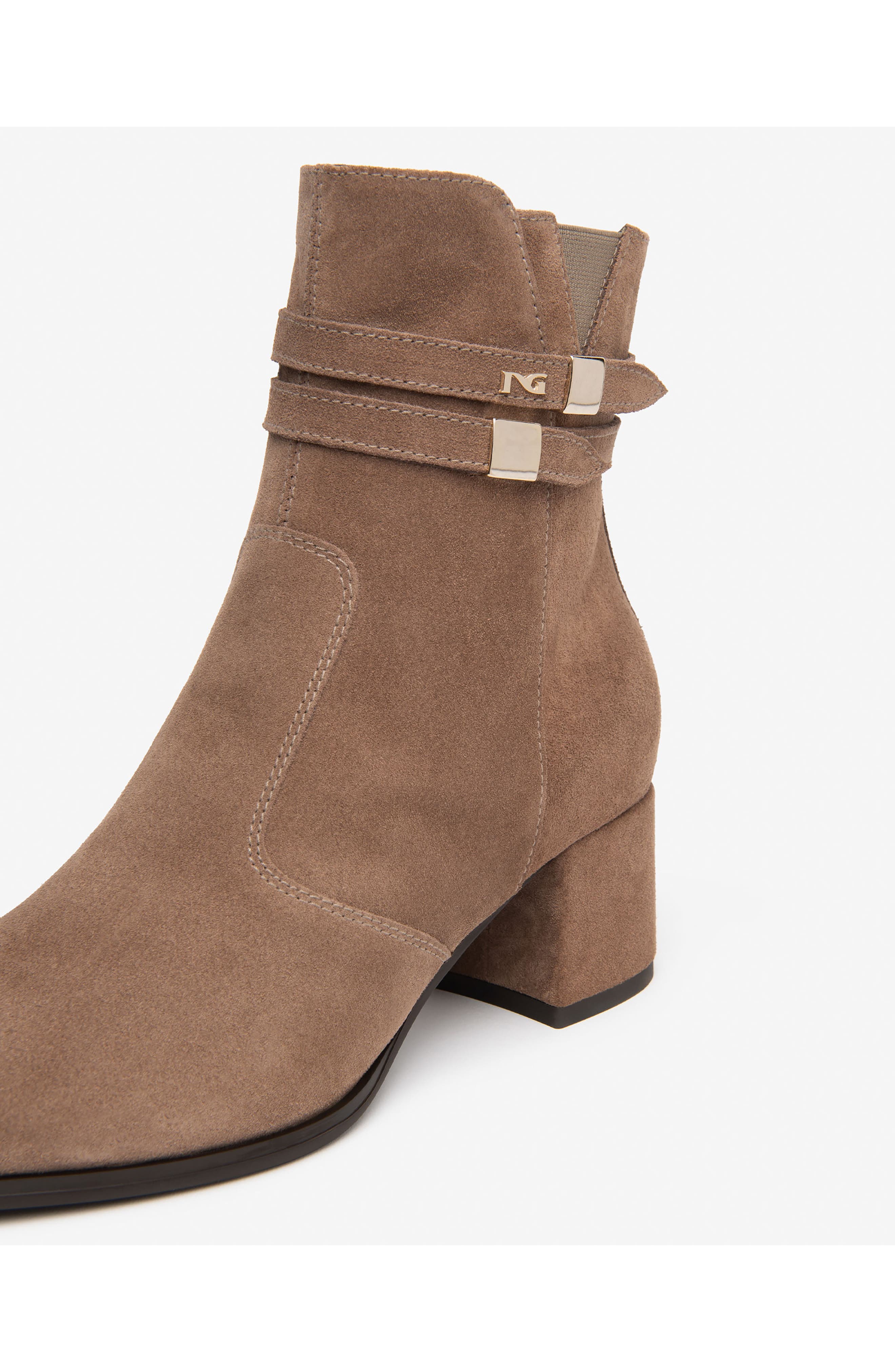 Block Heel Bootie, Alternate, color, MOCHA