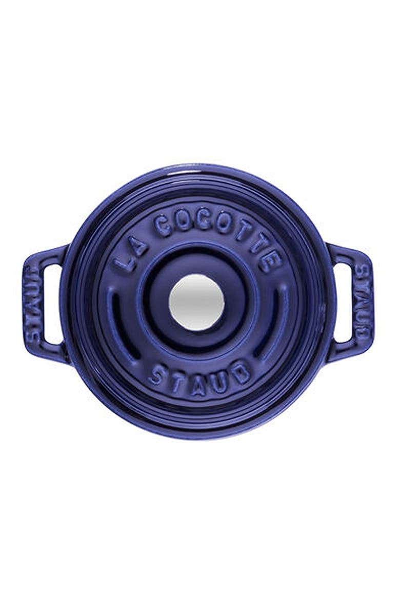 Enameled Cast Iron 0.25-Quart Mini Cocotte, Alternate, color, DARK BLUE