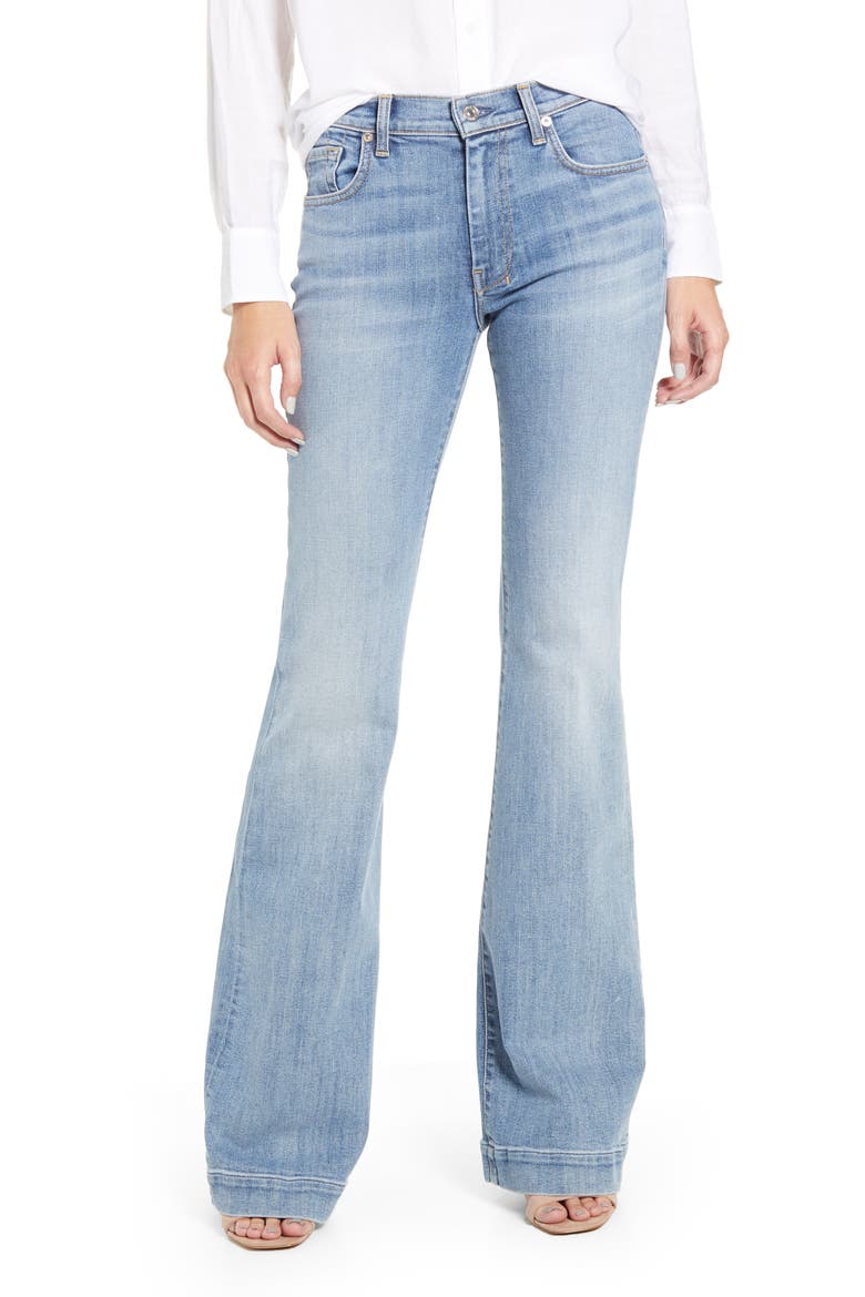 7 For All Mankind® Dojo High Waist Flare Jeans, Main, color, NOLITA