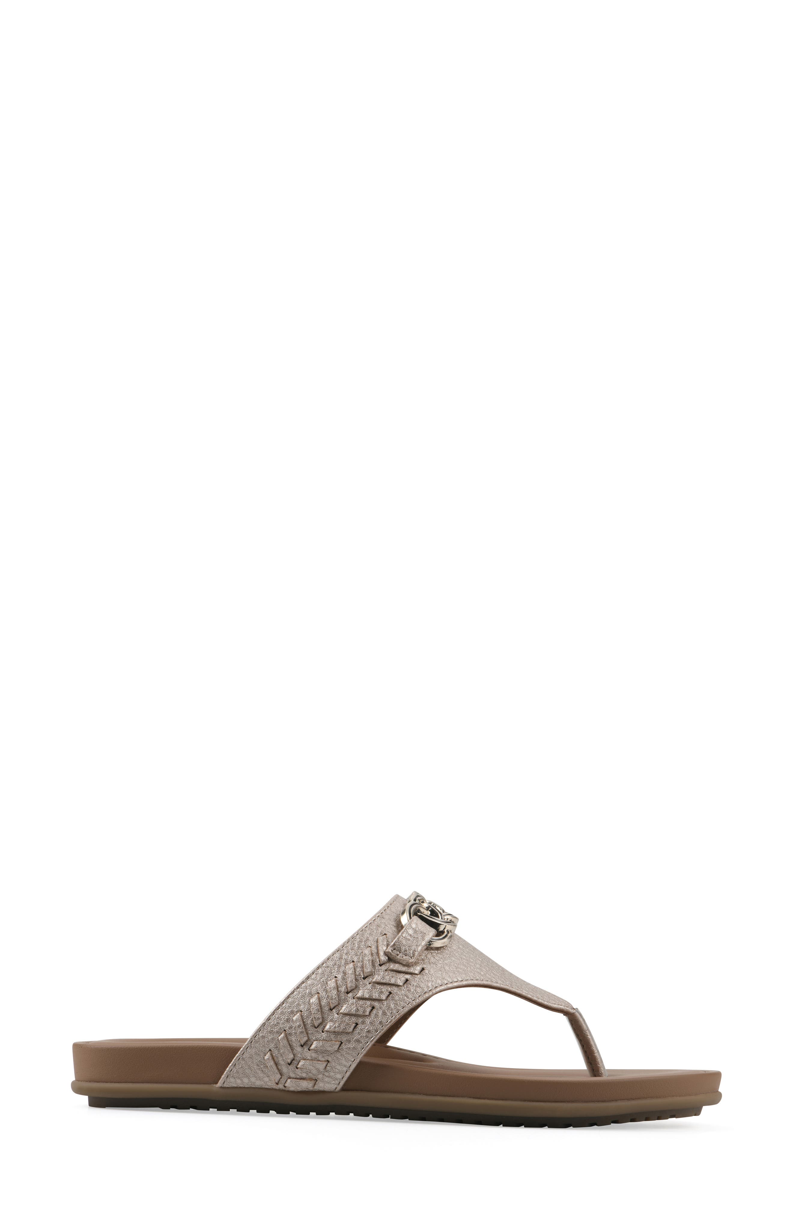 Aladdin Flip Flop, Alternate, color, GOLD/ SMOOTH