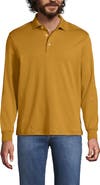 Lands' End Long Sleeve Cotton Supima Polo Shirt