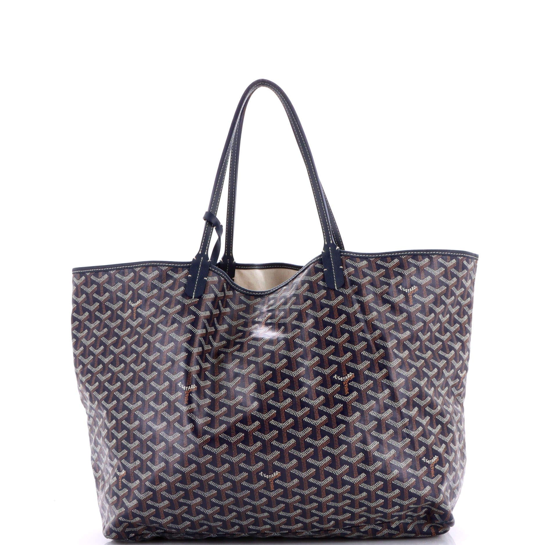 Pre-Owned Goyard Saint Louis Tote Coated Canvas GM, Alternate, color, 