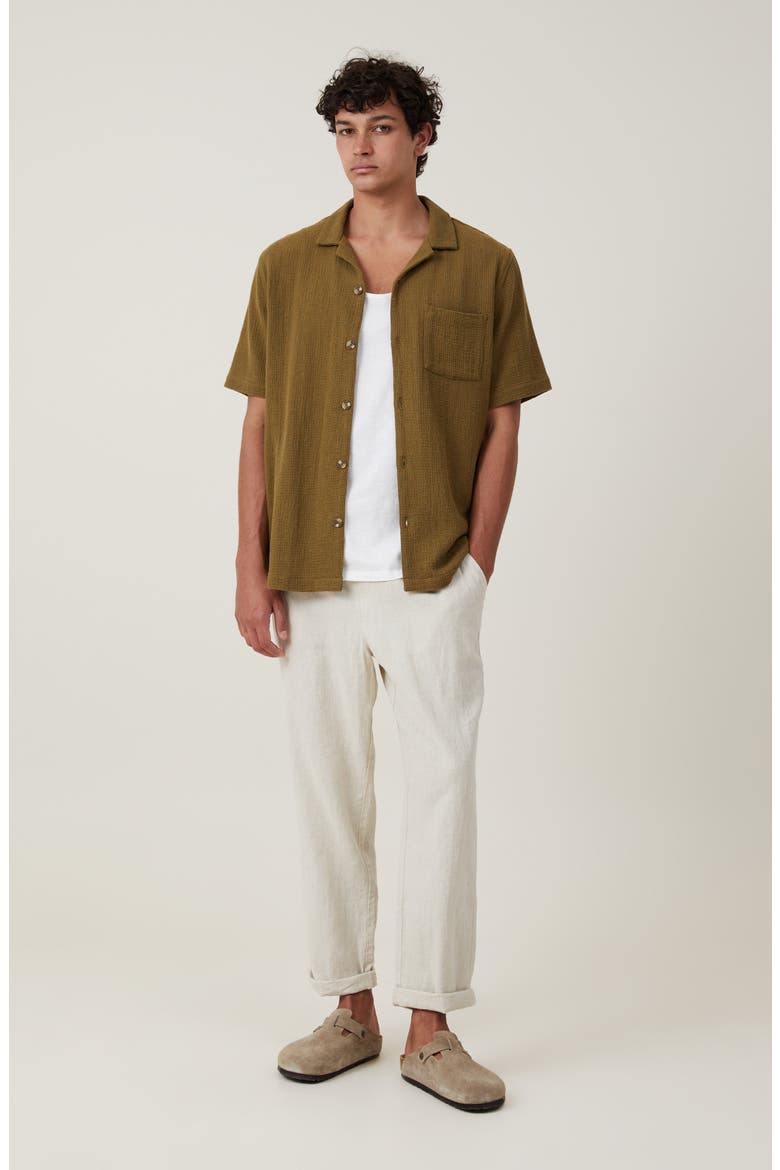 Men's Linen Pant, Alternate, color, OATMEAL