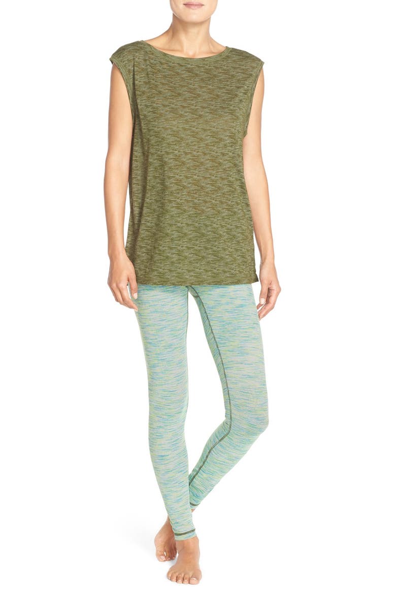 'Luna' Convertible Tie Tee, Alternate, color, GREEN TACTICAL