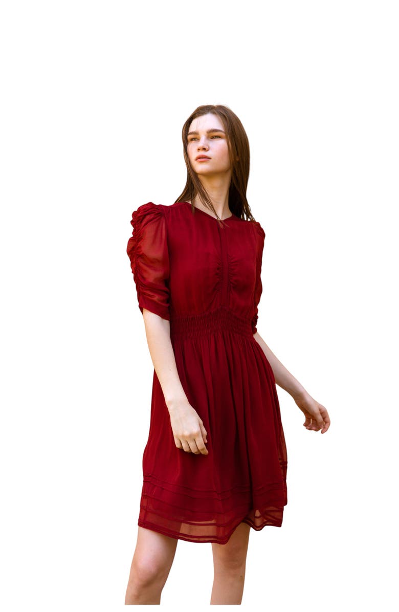 CQC LA Martine Dress, Main, color, Red - Xs/S