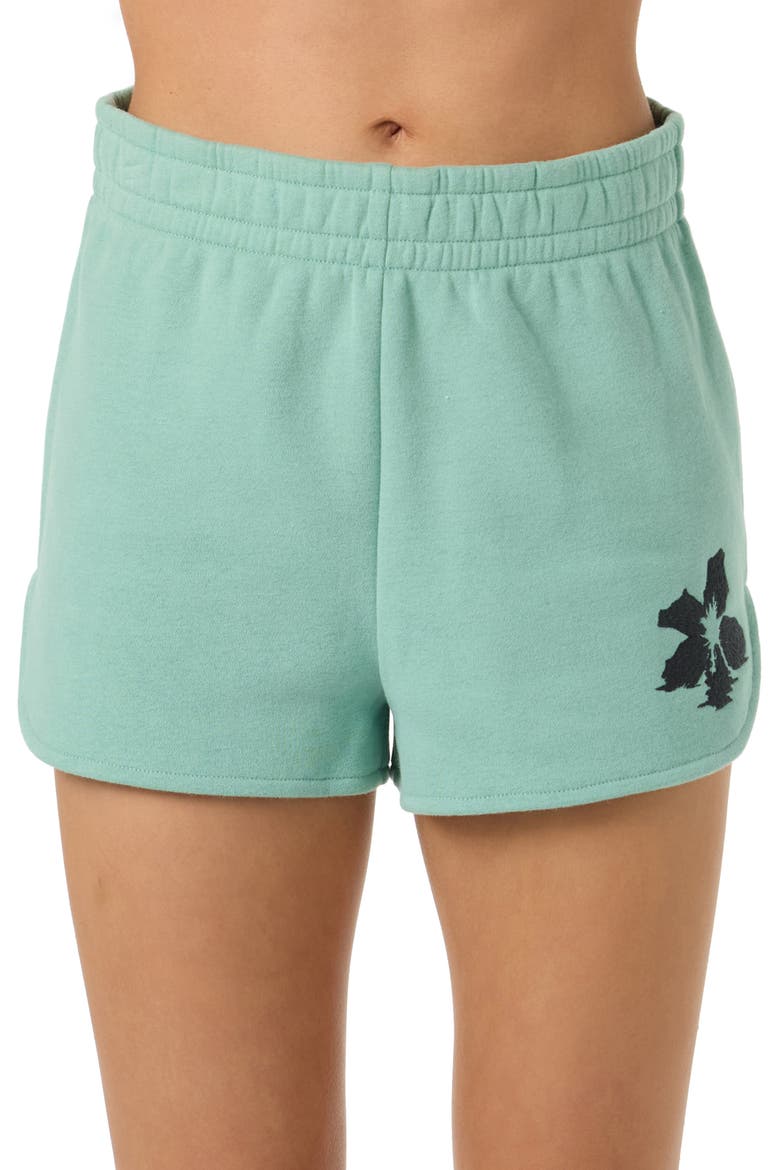 Tropic Melt Dolphin Shorts, Alternate, color, GREEN