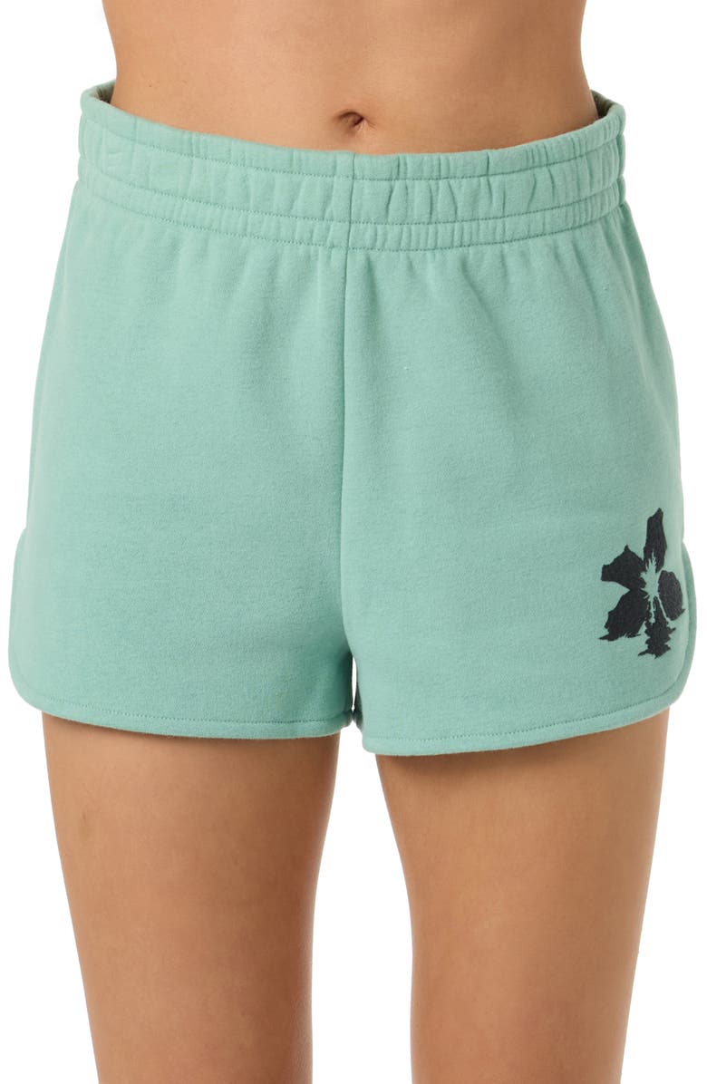 O'Neill Tropic Melt Dolphin Shorts, Alternate, color, Green