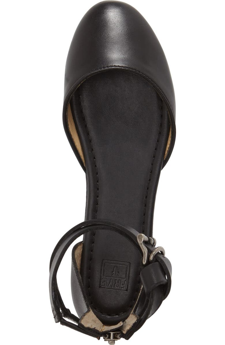 Frye 'Carson' Ankle Strap Ballet Flat, Alternate, color,