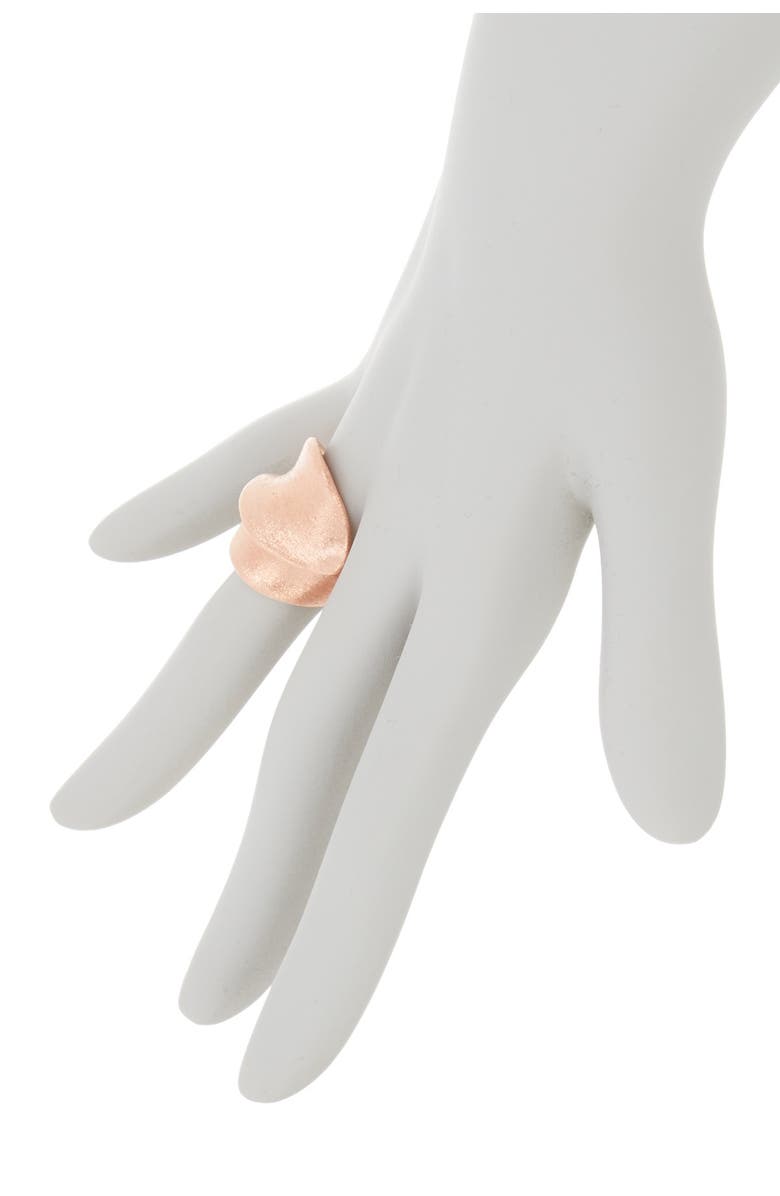 RIVKA FRIEDMAN 18K Rose Gold Clad Satin Bypass Ribbon Ring, Alternate, color, 