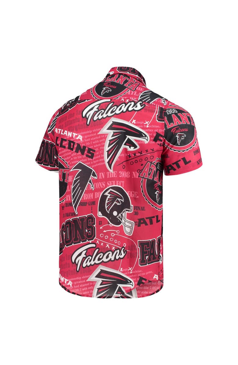 FOCO Men's FOCO Red Atlanta Falcons Thematic Button-Up Shirt, Alternate, color,