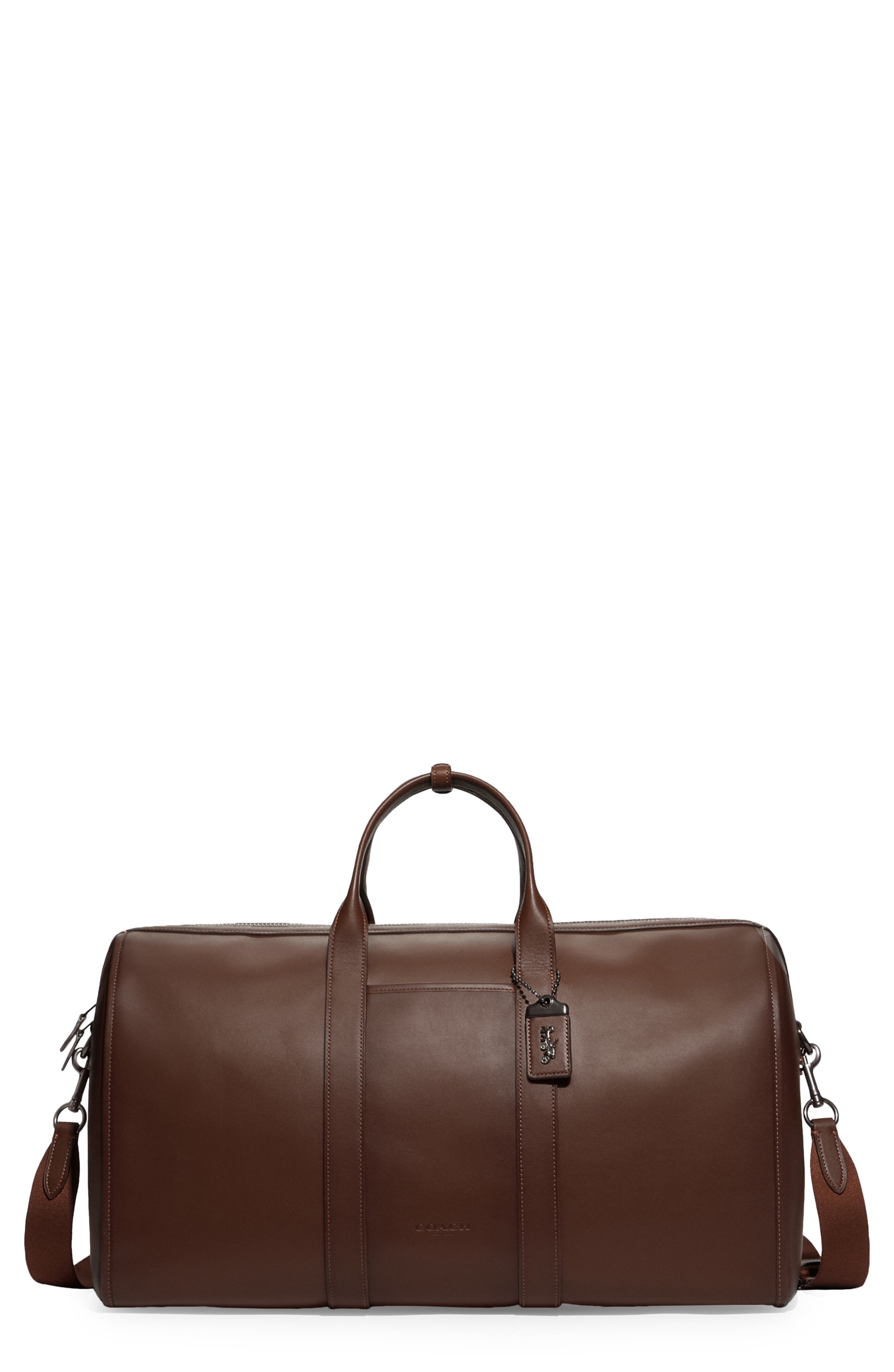 COACH Gotham Leather Duffle Bag, Main, color, 