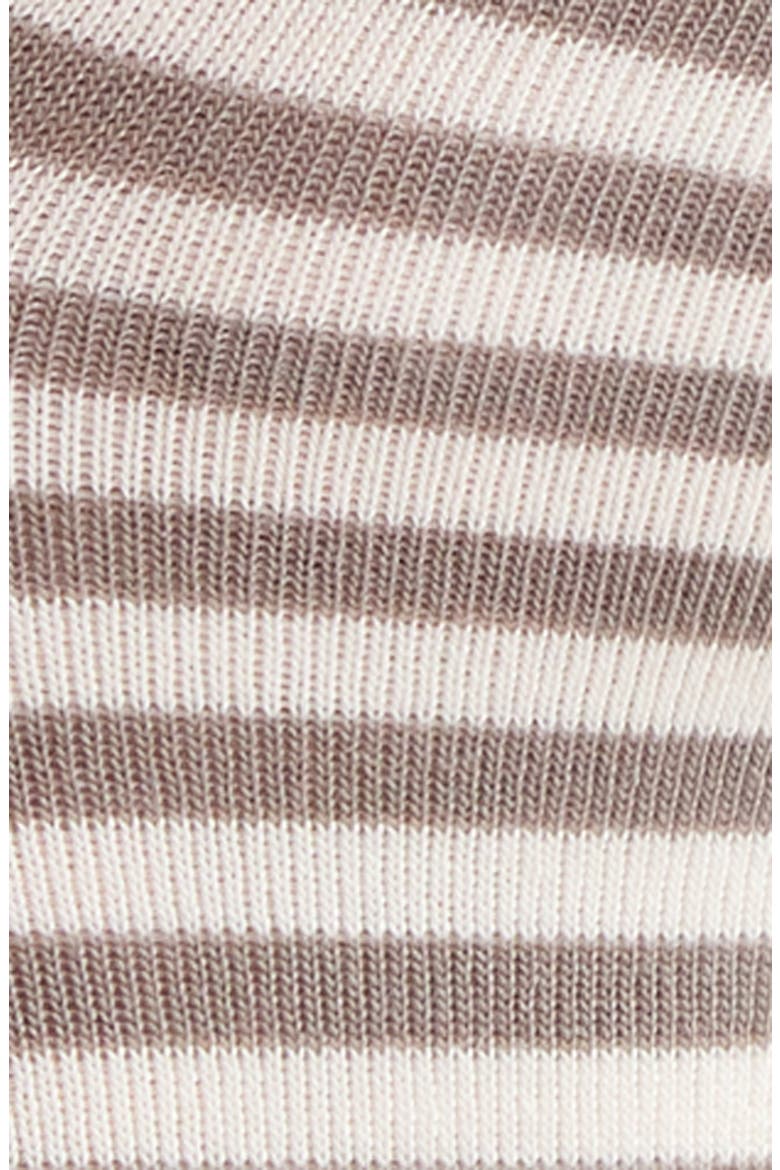 Solid Flat Knit Dress Socks, Alternate, color, TAN DRIFTWOOD STRIPE