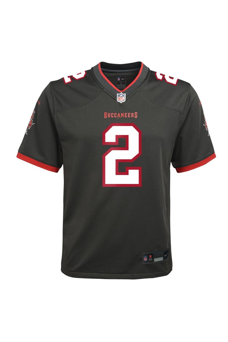 Youth Nike Emeka Egbuka Pewter Tampa Bay Buccaneers Alternate Game Jersey, Alternate, color, Pewter