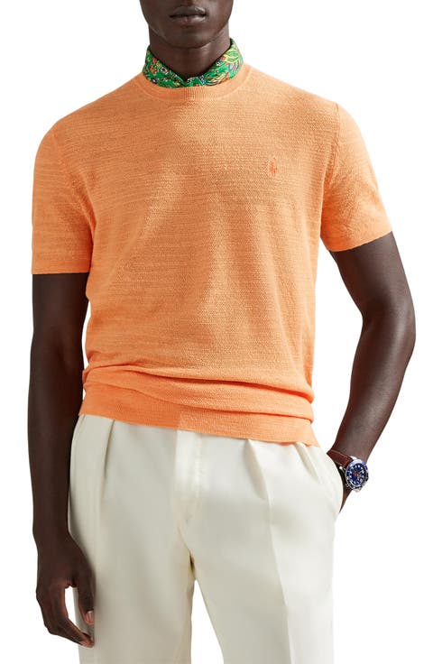 Textured Seed Stitch Cotton & Linen Sweater