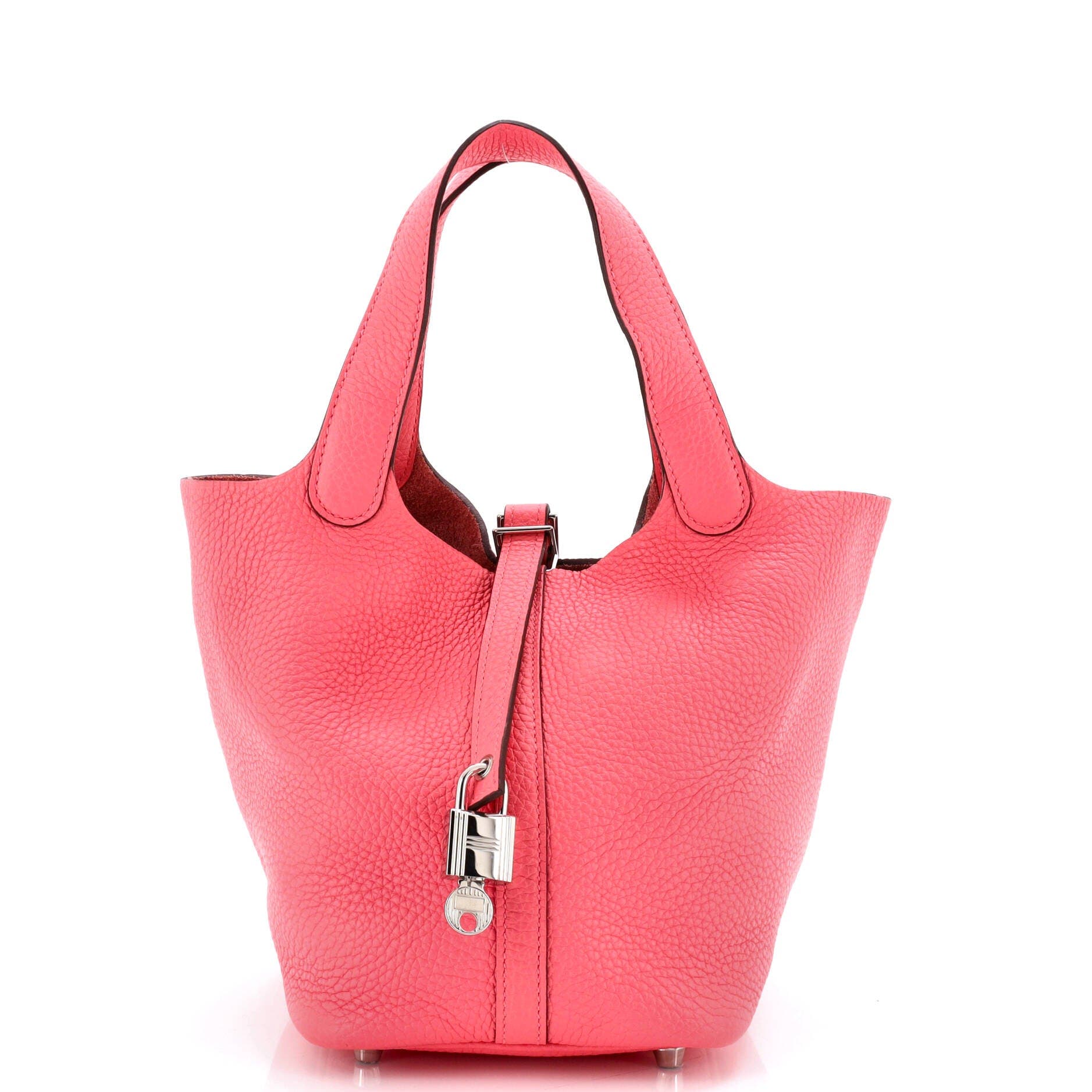 Picotin Lock Bag Clemence PM, Main, color, Pink