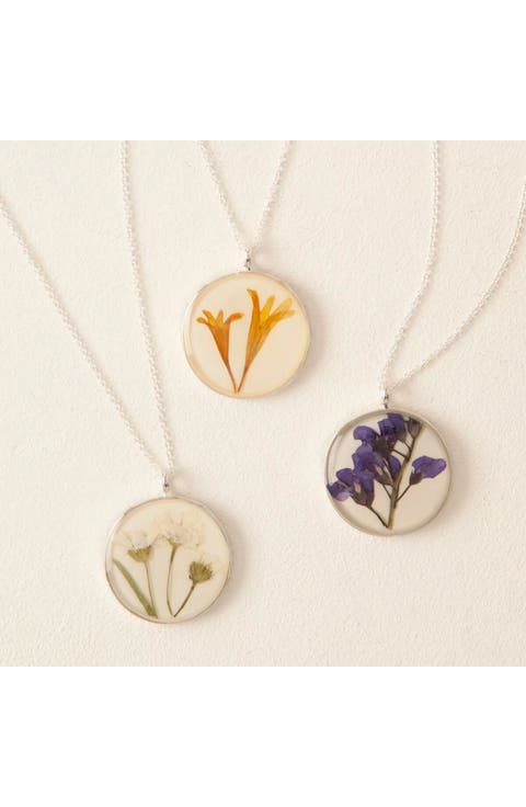 Birth Flower Necklace by Shari Dixon