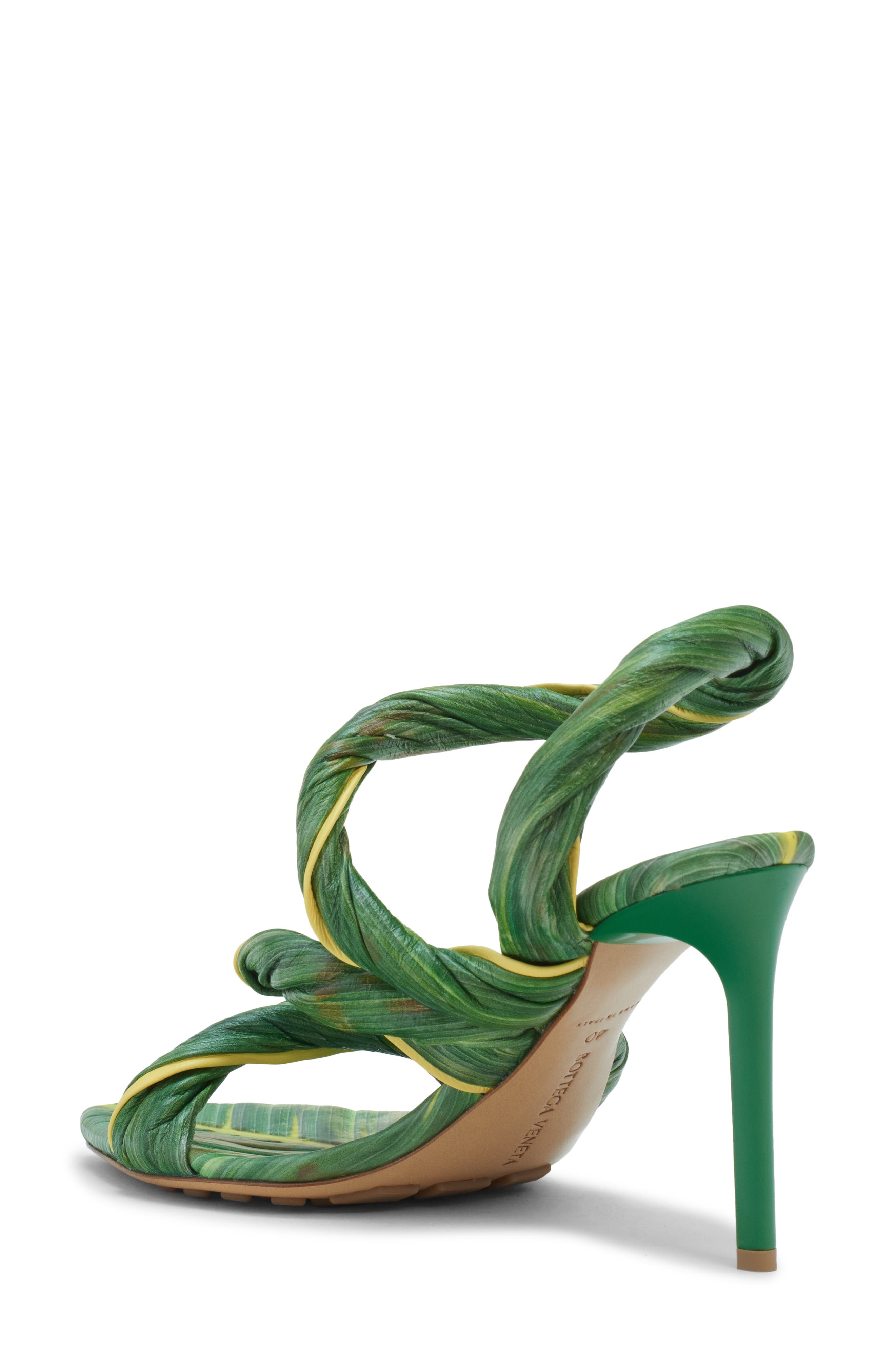 Bottega Veneta Leaf Ankle Strap Sandal, Alternate, color, 