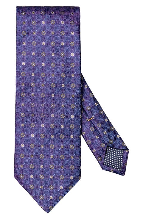 Floral Jacquard Silk Tie