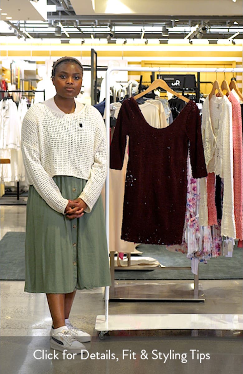 BB Dakota Sequined Velvet Dress, sales video thumbnail