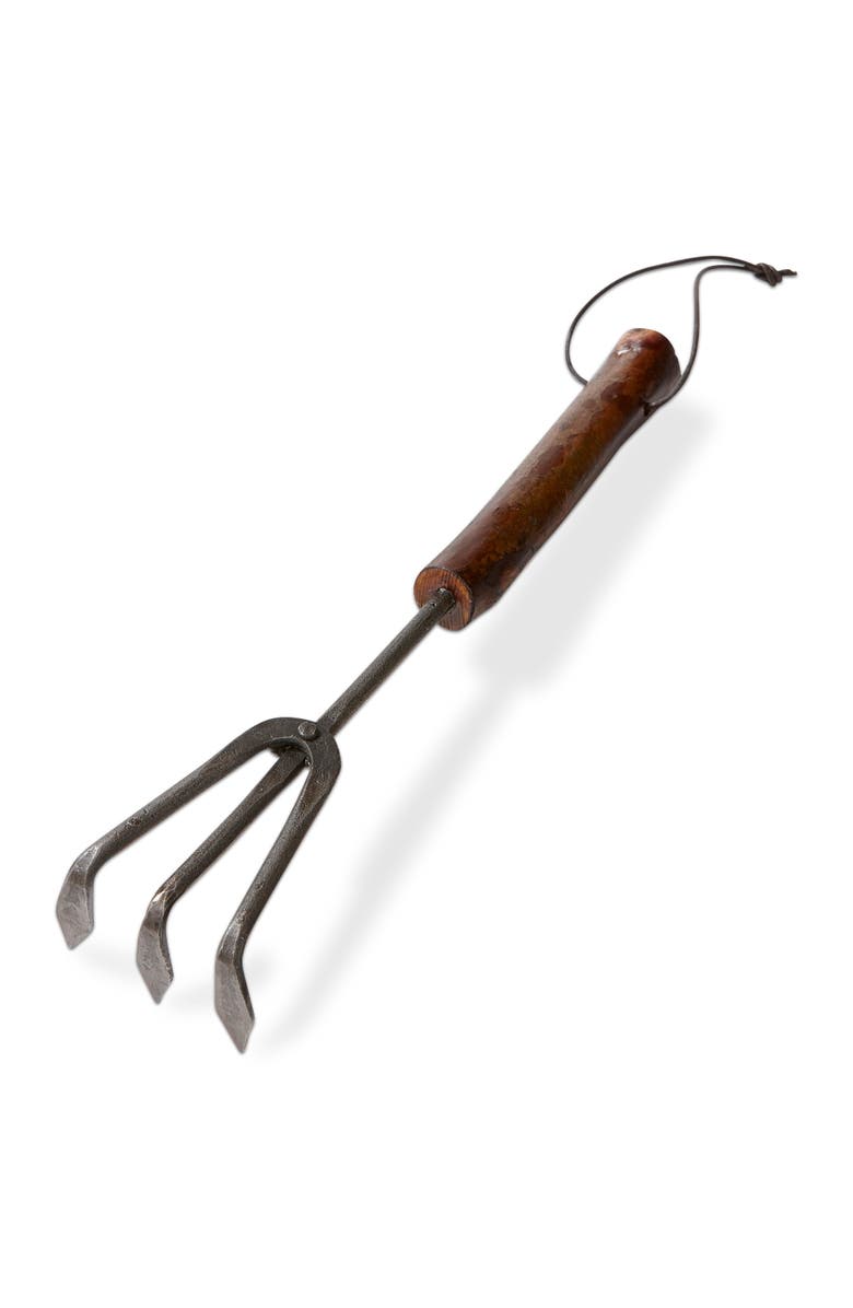 tag Brown Multi Iron Hand Cultivator Garden Decorative Sculpture, Main, color, Brown