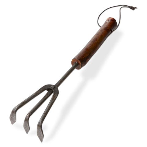 Brown Multi Iron Hand Cultivator Garden Decorative Sculpture