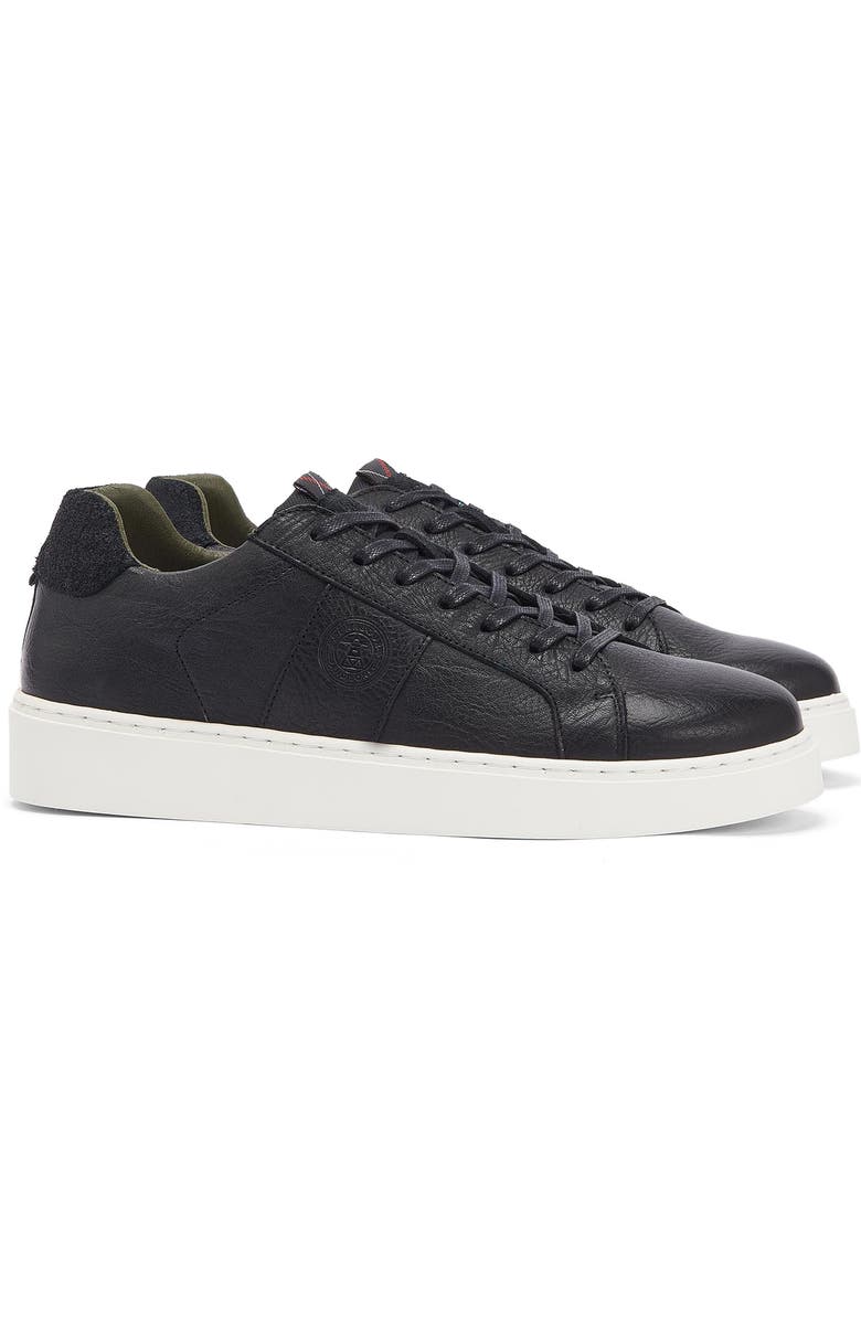 Barbour Ponting Sneaker, Main, color, Black