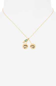 Sweet Cherry Pendant Necklace