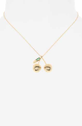Sweet Cherry Pendant Necklace