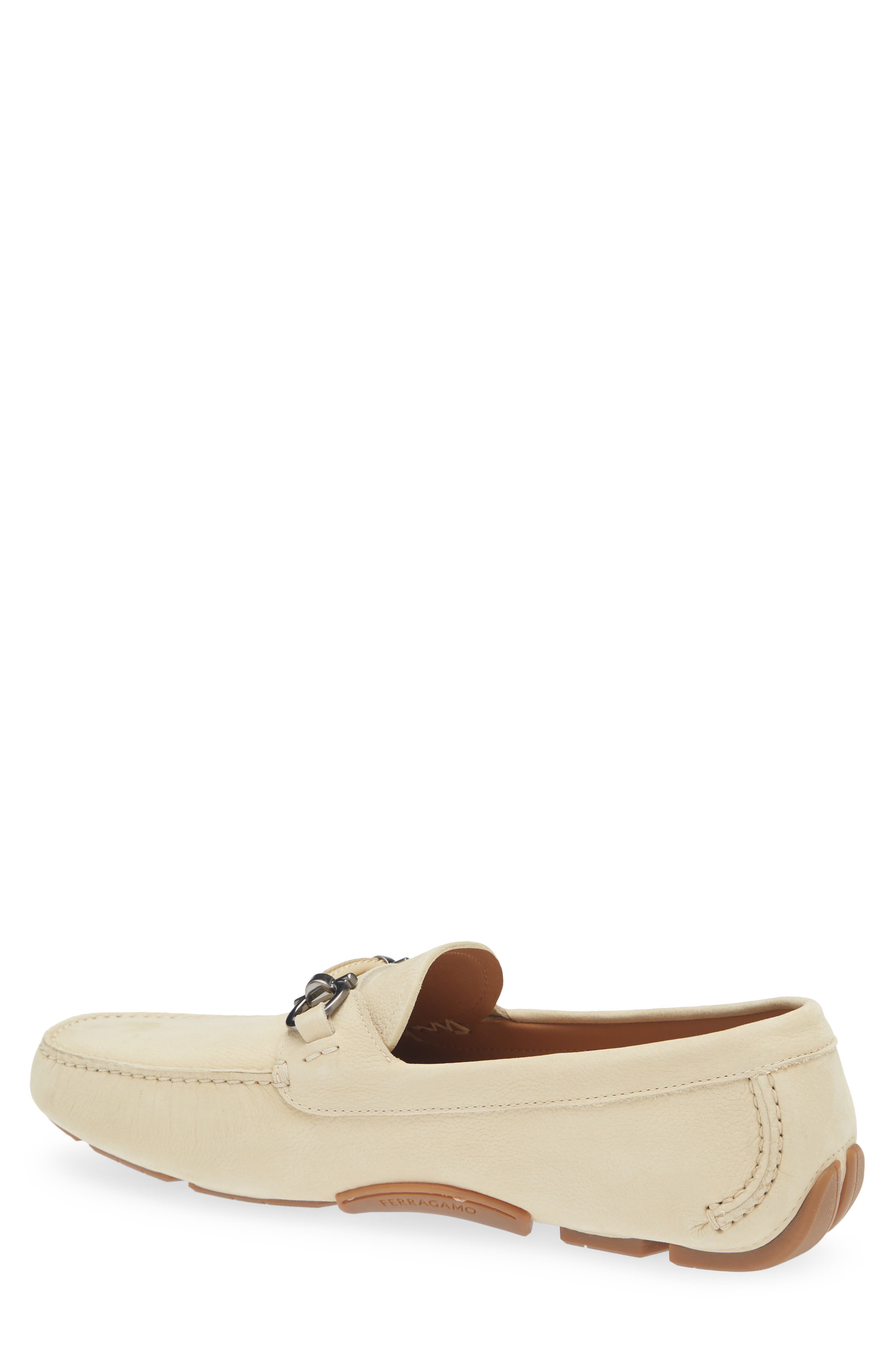 FERRAGAMO Sunday Driving Loafer, Alternate, color, Ecru New Biscotto