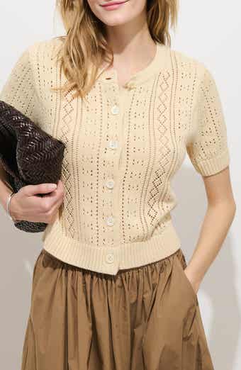 Elle Pointelle Cardigan