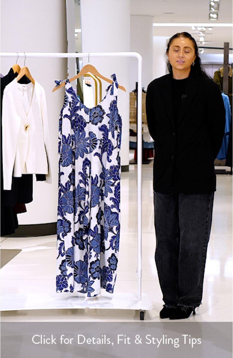 Temple Floral Jumpsuit, sales video thumbnail