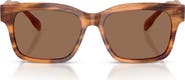 Tory Burch 55mm Rectangular Sunglasses