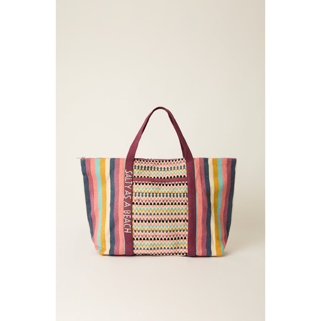 Btb Los Angeles Salty As A Beach Canvas Tote