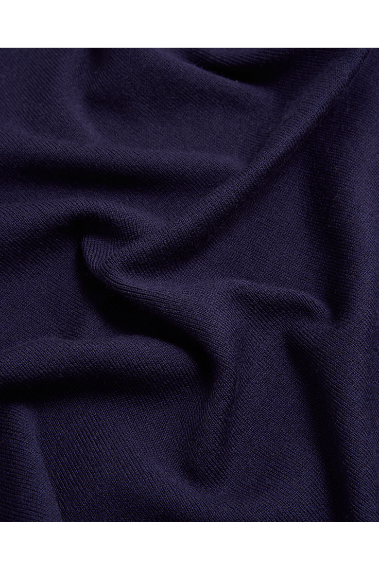 Triangle Blanket-Stitch Blue Scarf, Alternate, color, Midnight Blue