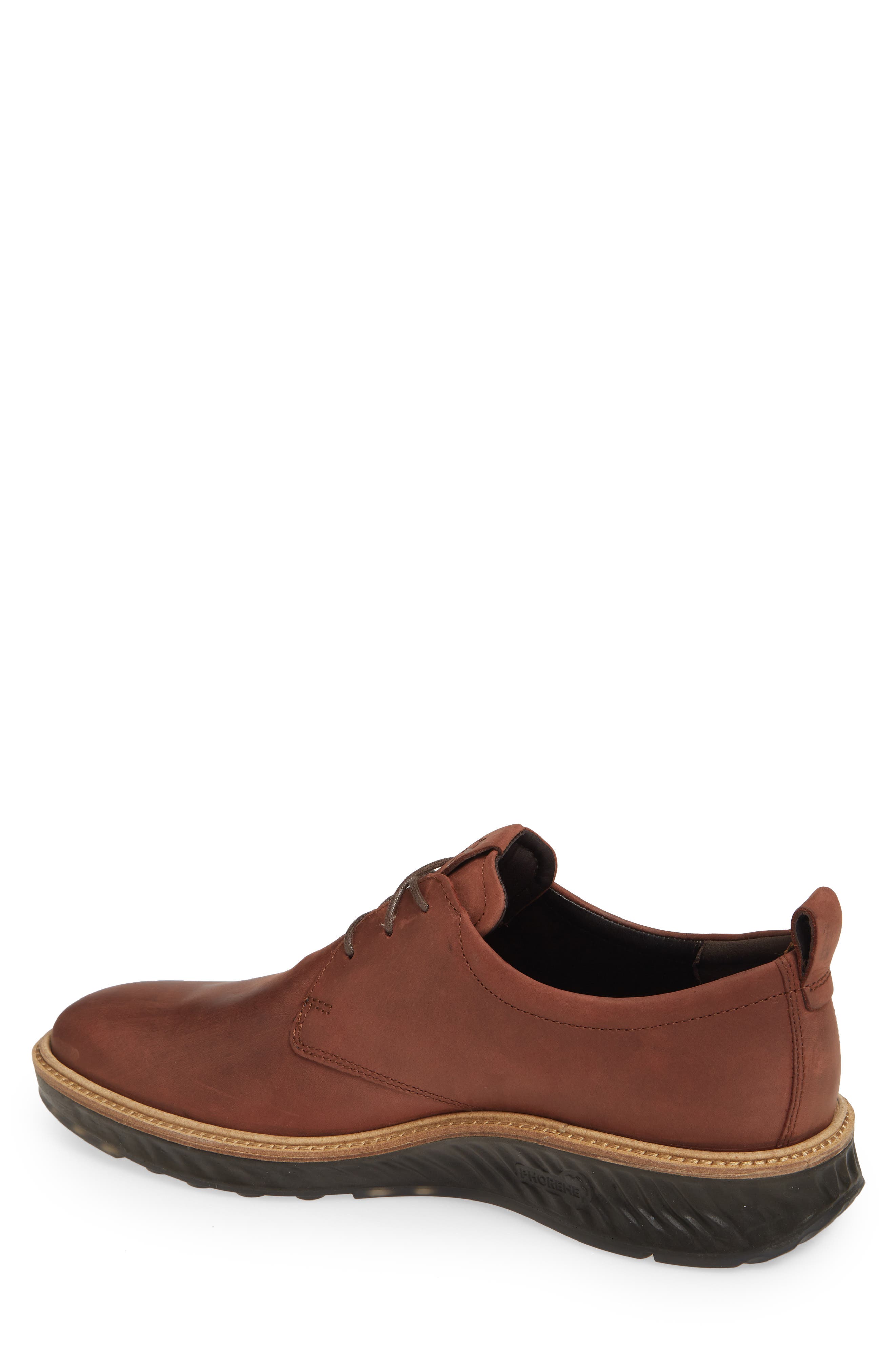 ST1 Hybrid Plain Toe Derby, Alternate, color, BRANDY LEATHER
