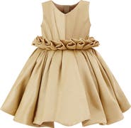 Tulleen Bloom Accent Flare Dress