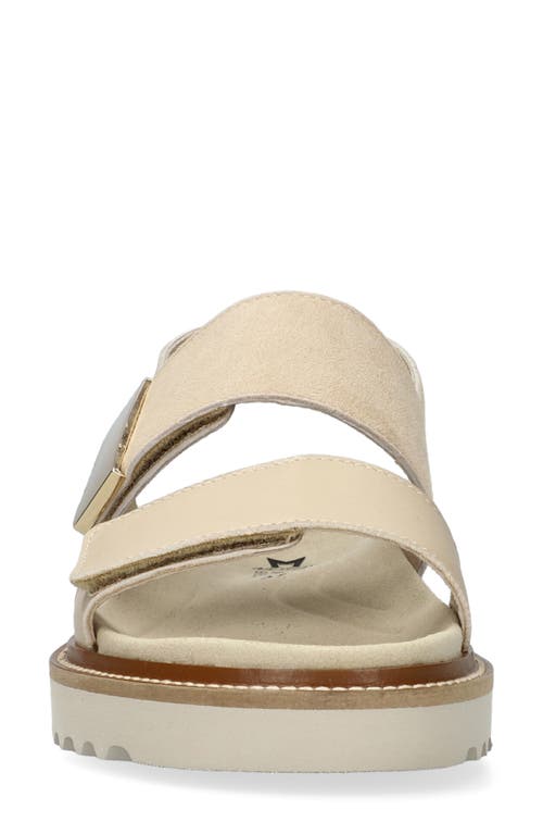 Mephisto Violane Platform Sandal In Light Sand