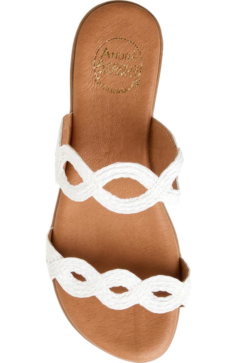 André Assous Nizzie Two-Strap Sandal, Alternate, color, White