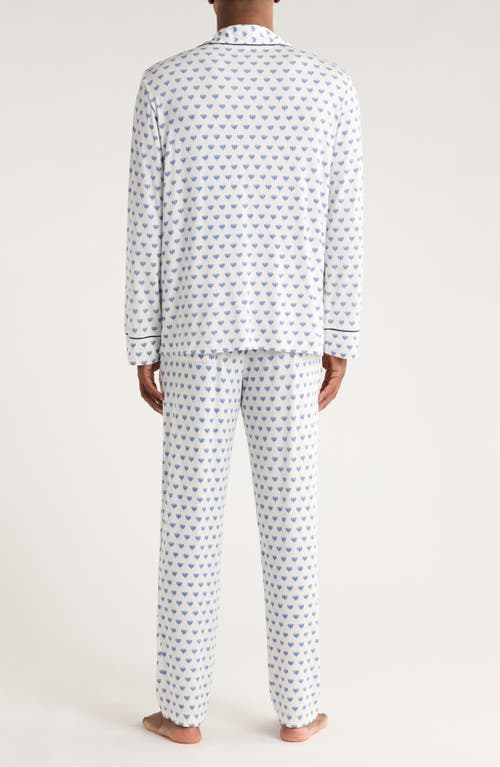 Eberjey William Print Stretch Tencel® Modal Pajamas In White