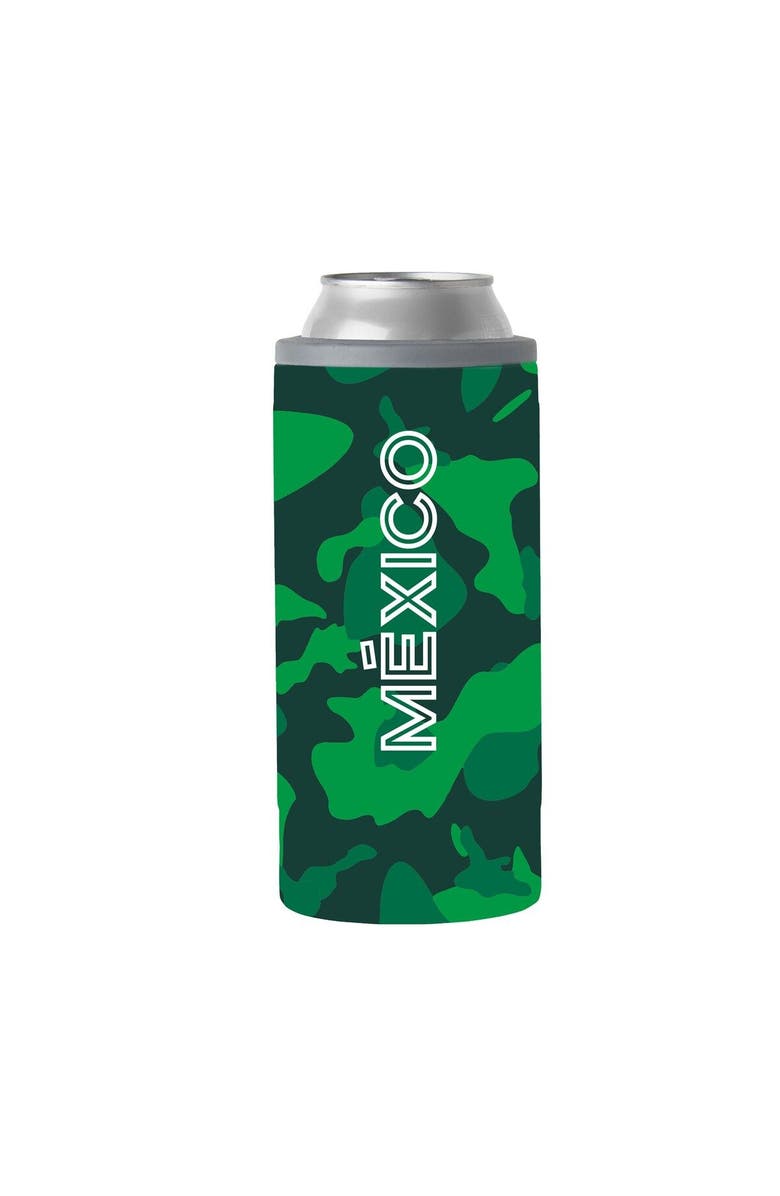 LOGO BRANDS Mexico National Team Logo 12oz. Slim Can Cooler, Alternate, color, 