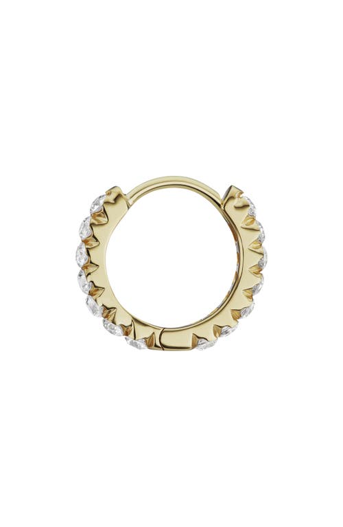 Maria Tash Invisible Set Diamond Single Clicker Hoop Earring