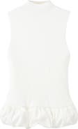 MANGO Sleeveless Bubble Rib Top