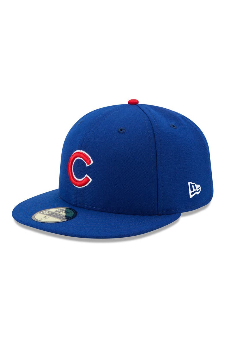 Men's New Era Royal Chicago Cubs Authentic Collection On Field 59FIFTY Fitted Hat, Alternate, color, ROYAL