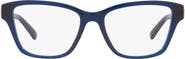 Tory Burch 53mm Rectangular Optical Glasses