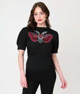 Unique Vintage Embroidered Long Sleeve Sweater