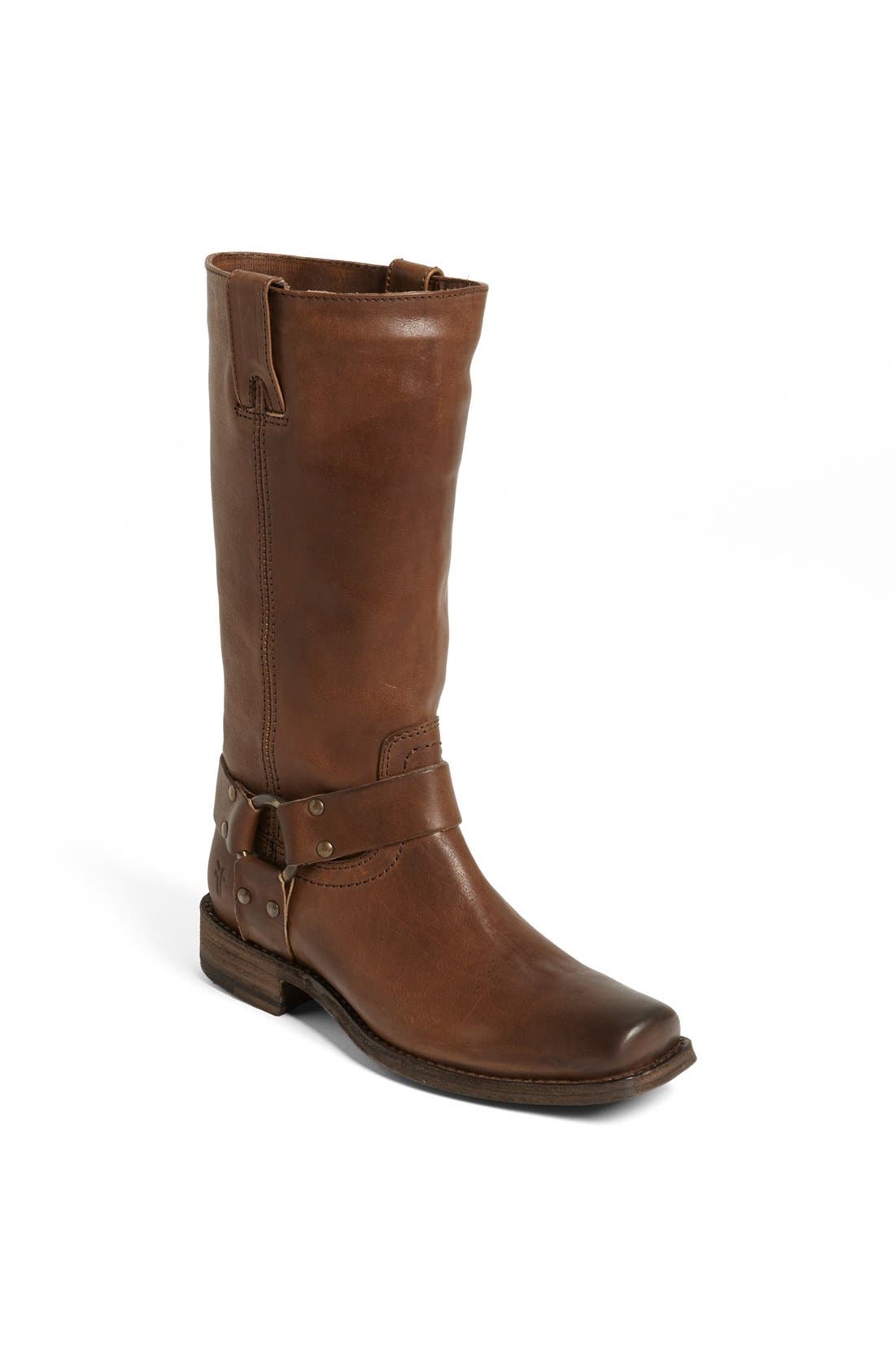 'Smith' Harness Tall Boot, Main, color, TAUPE