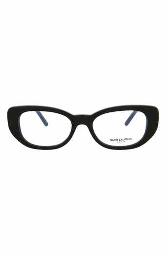 Saint Laurent 53mm Oval Optical Glasses