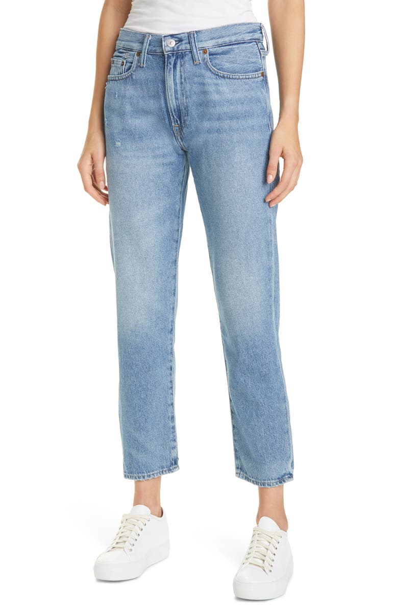Polo Ralph Lauren Hailey Wash Avery Boyfriend Crop Jeans, Main, color, 